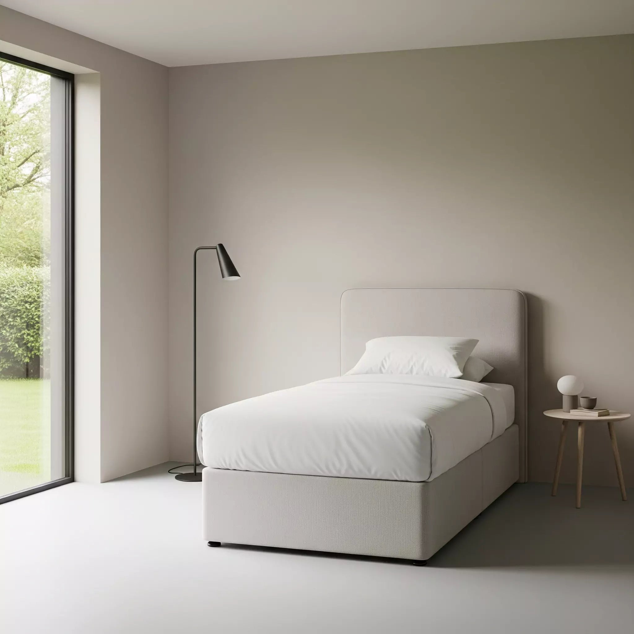 Designing a Minimalist Guest Room with a Single Divan Bed