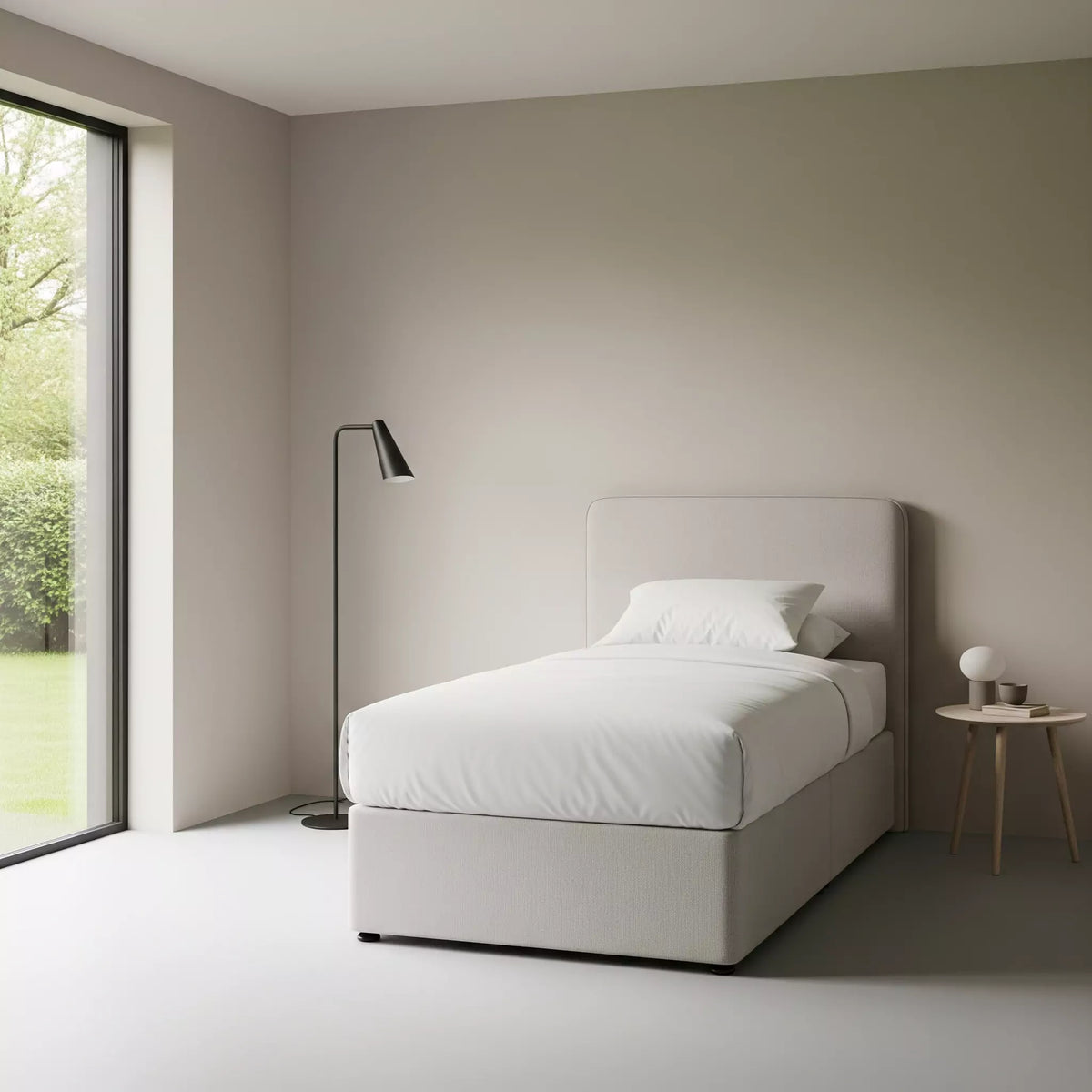 Designing a Minimalist Guest Room with a Single Divan Bed
