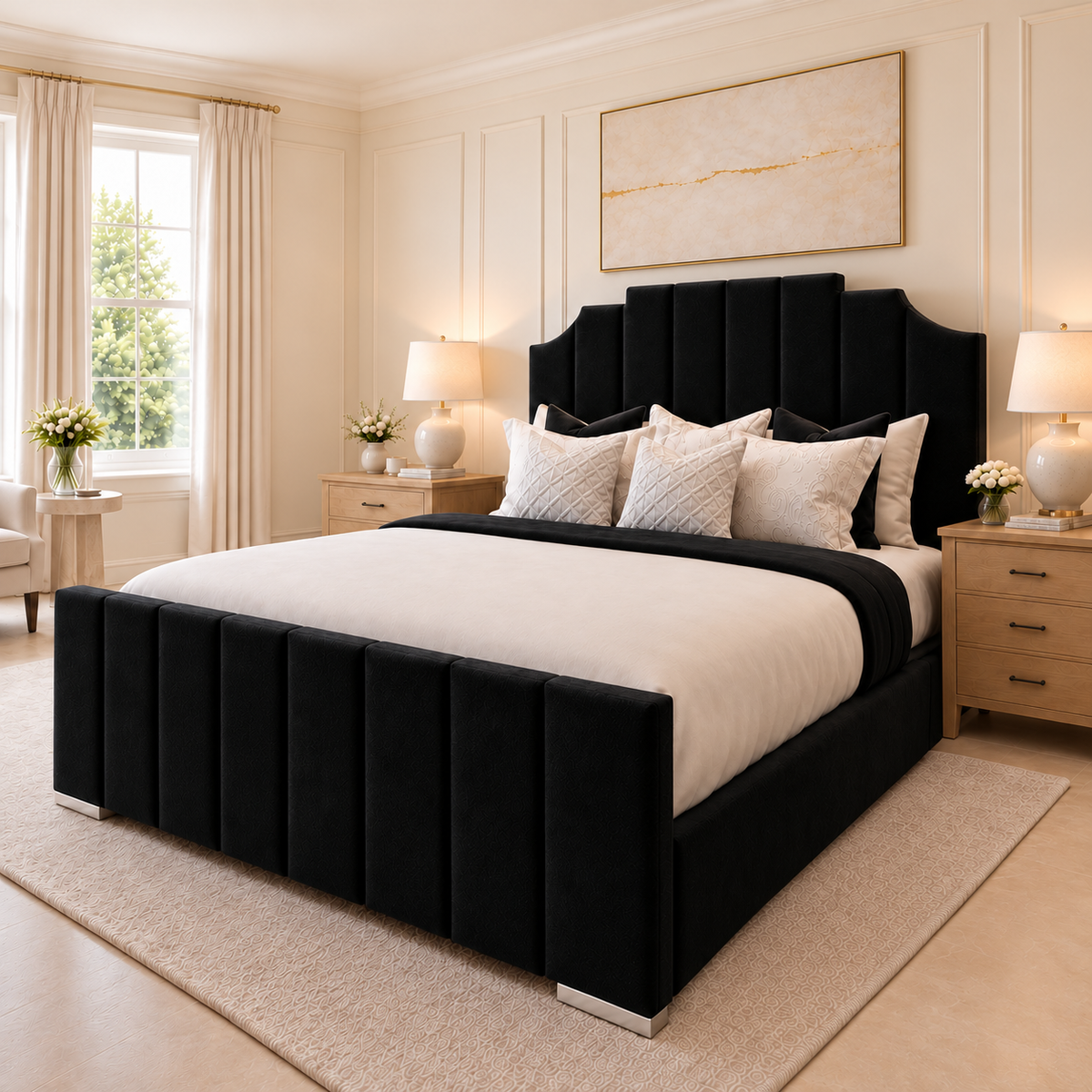 Derby Bed - Upholstered Bed Detail