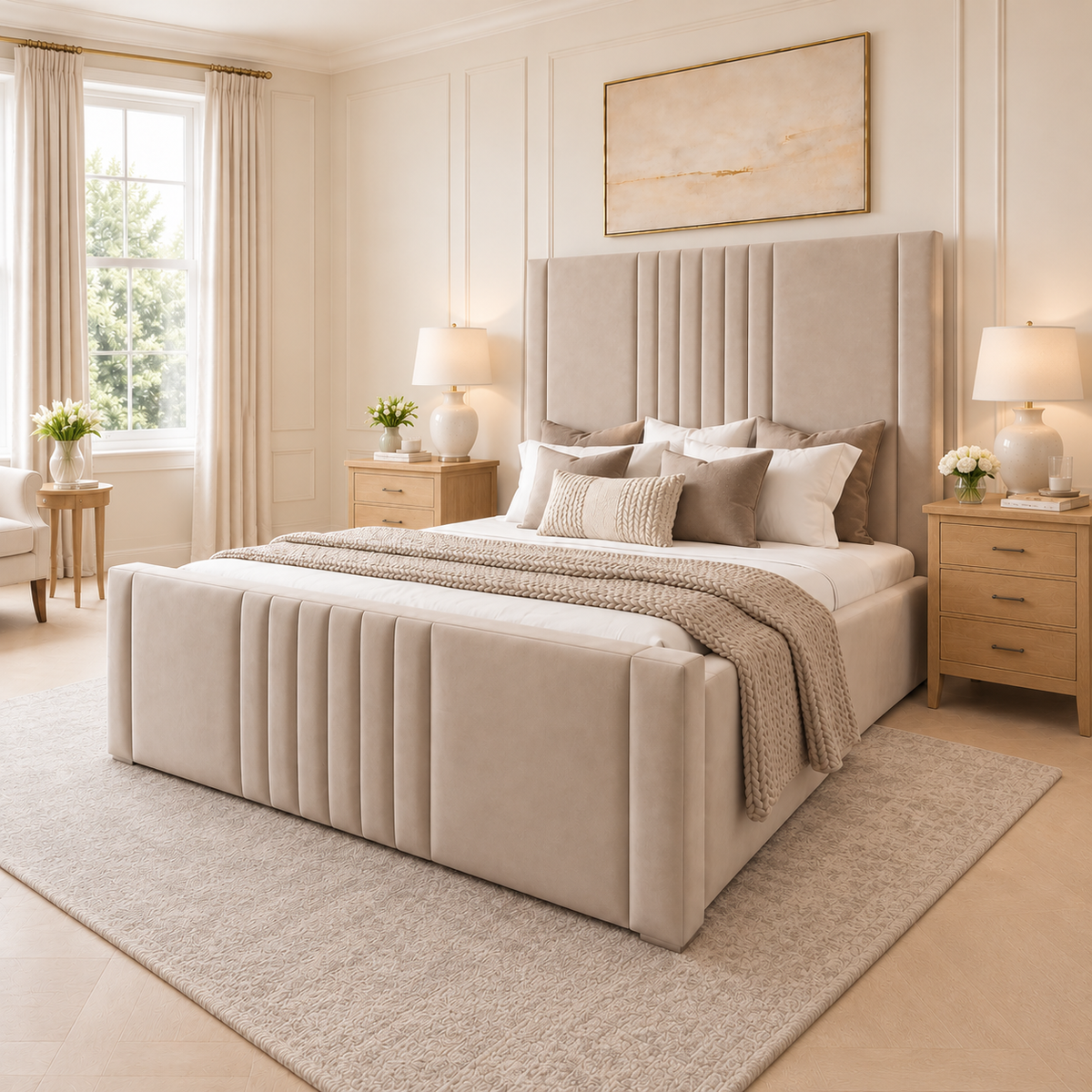 Stratford Bed - Upholstered Bed Detail