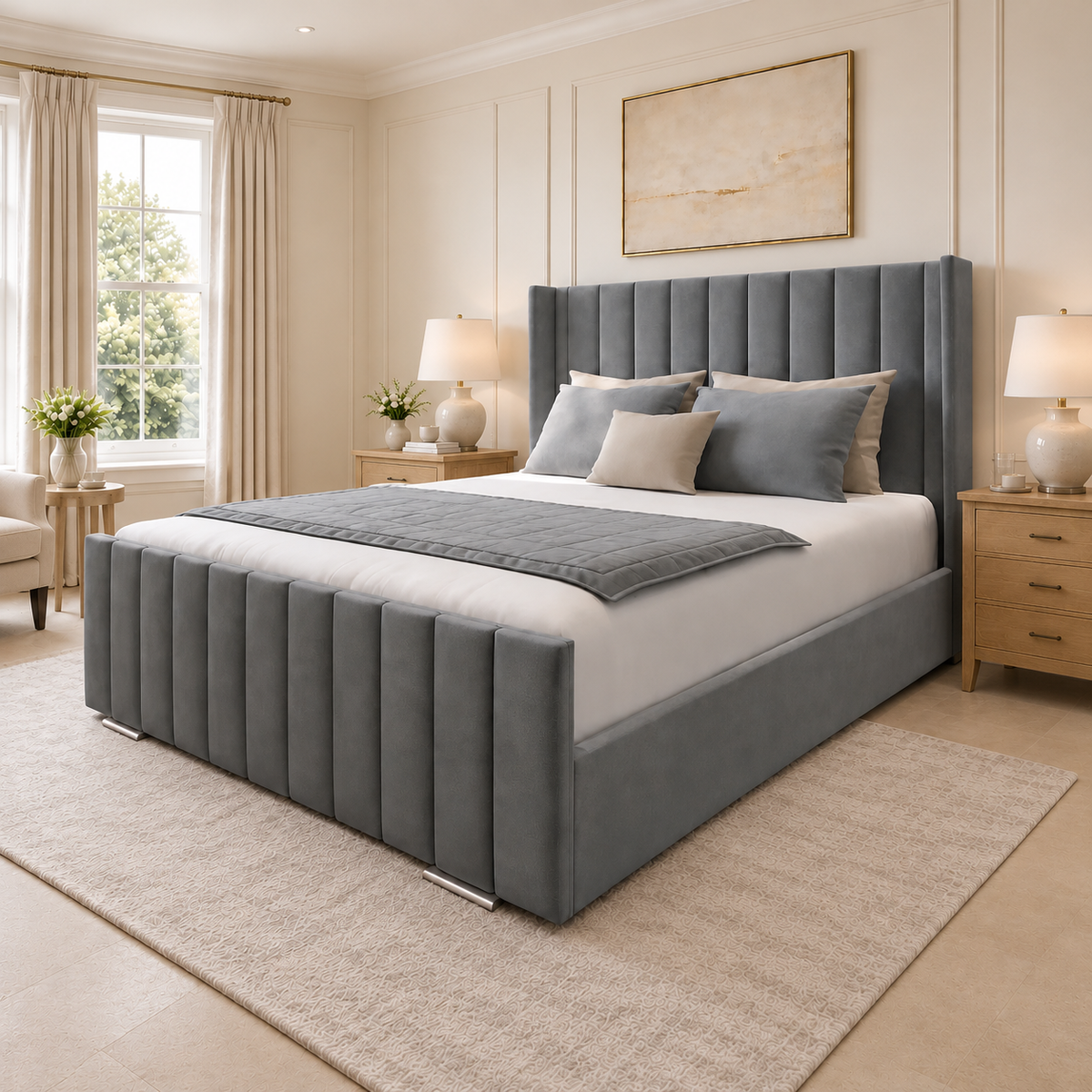 Soho Bed - Upholstered Bed Detail