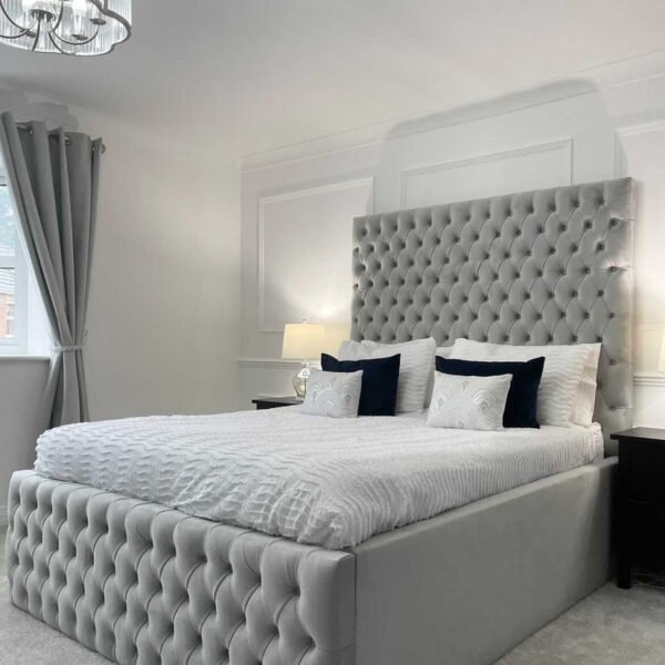 Florence Tall Headboard Chesterfield Bed
