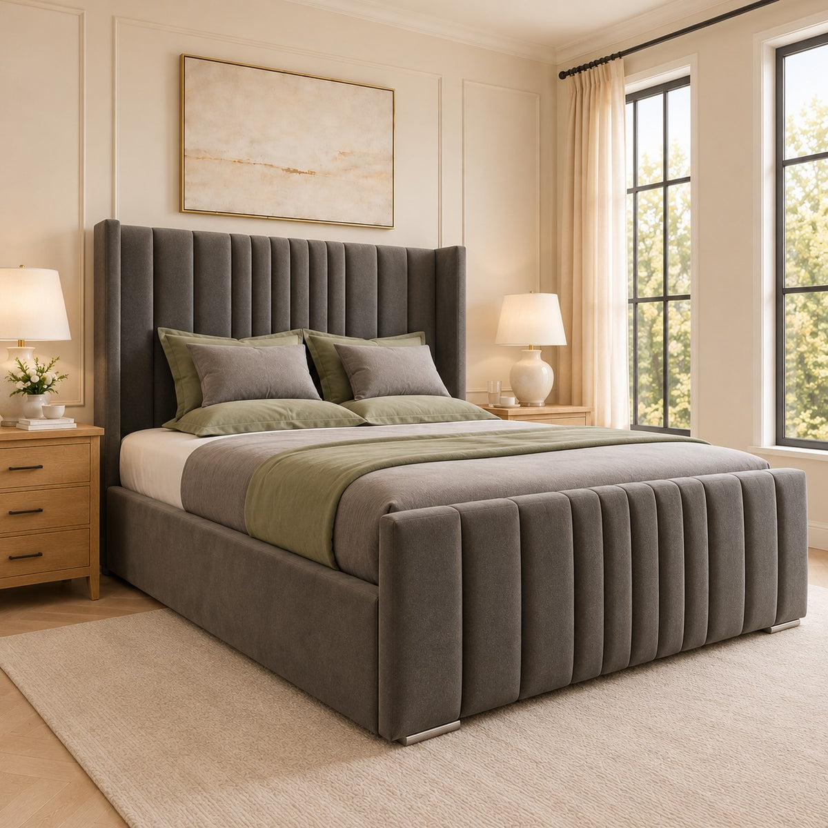 Atlas Bed Frame - Upholstered Bed Detail