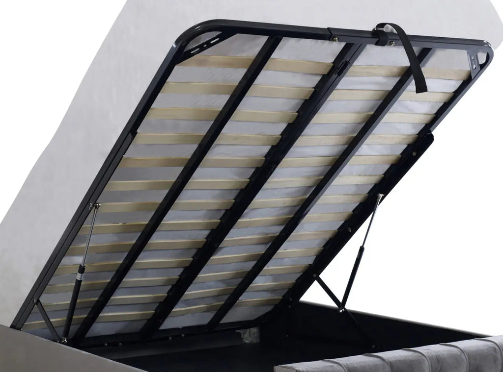 Chevron Upholstered Bed