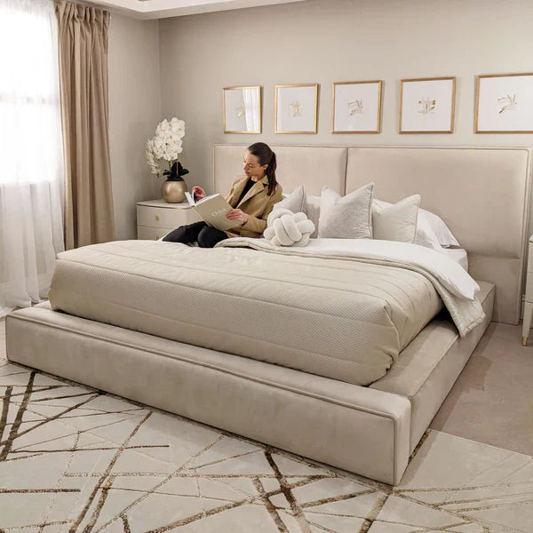 Vogue Chunky Piped Bed - Upholstered Bed Detail