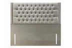 Crested Chesterfield Upholstered Headboard