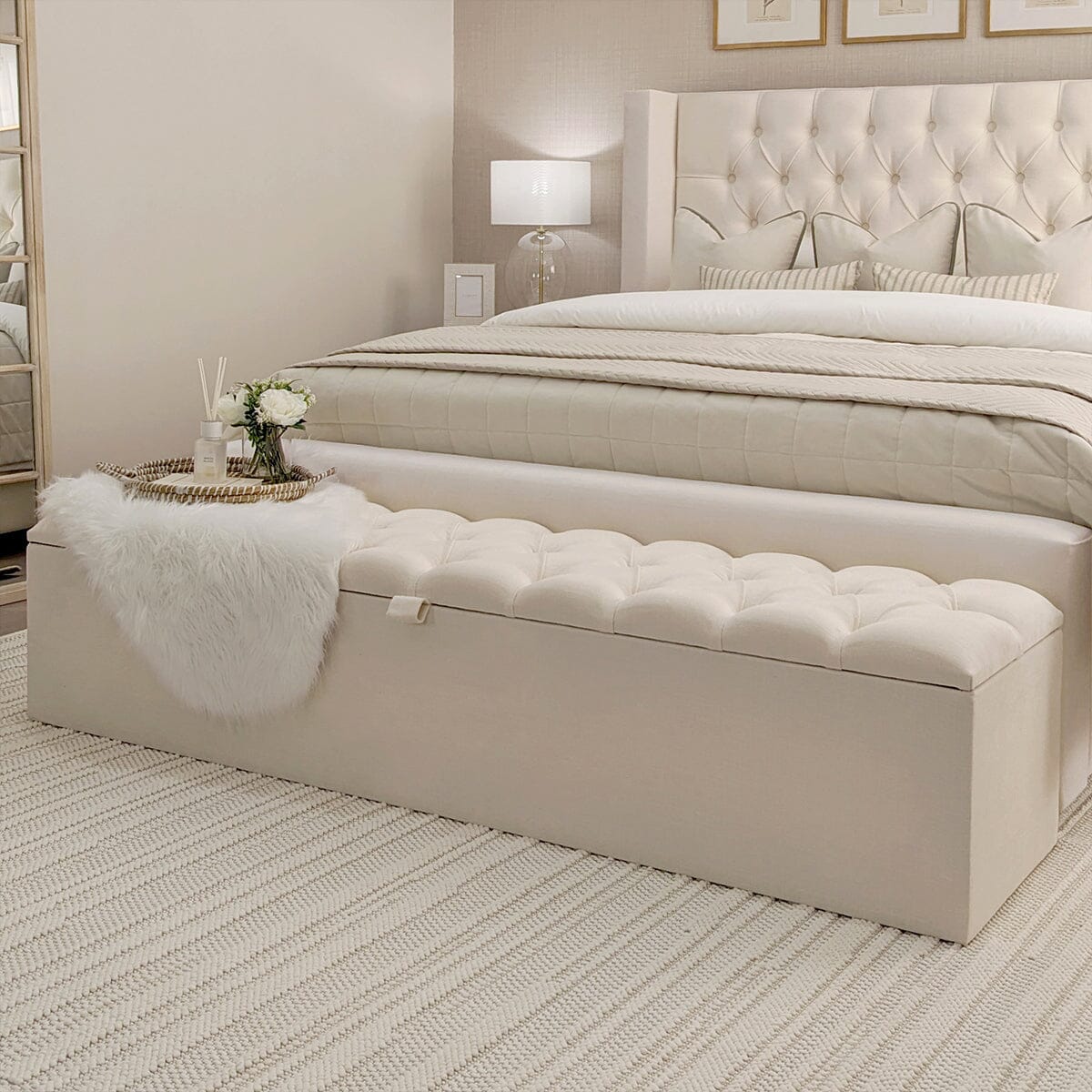 Luxe Storage Ottoman Box - Premium Bed