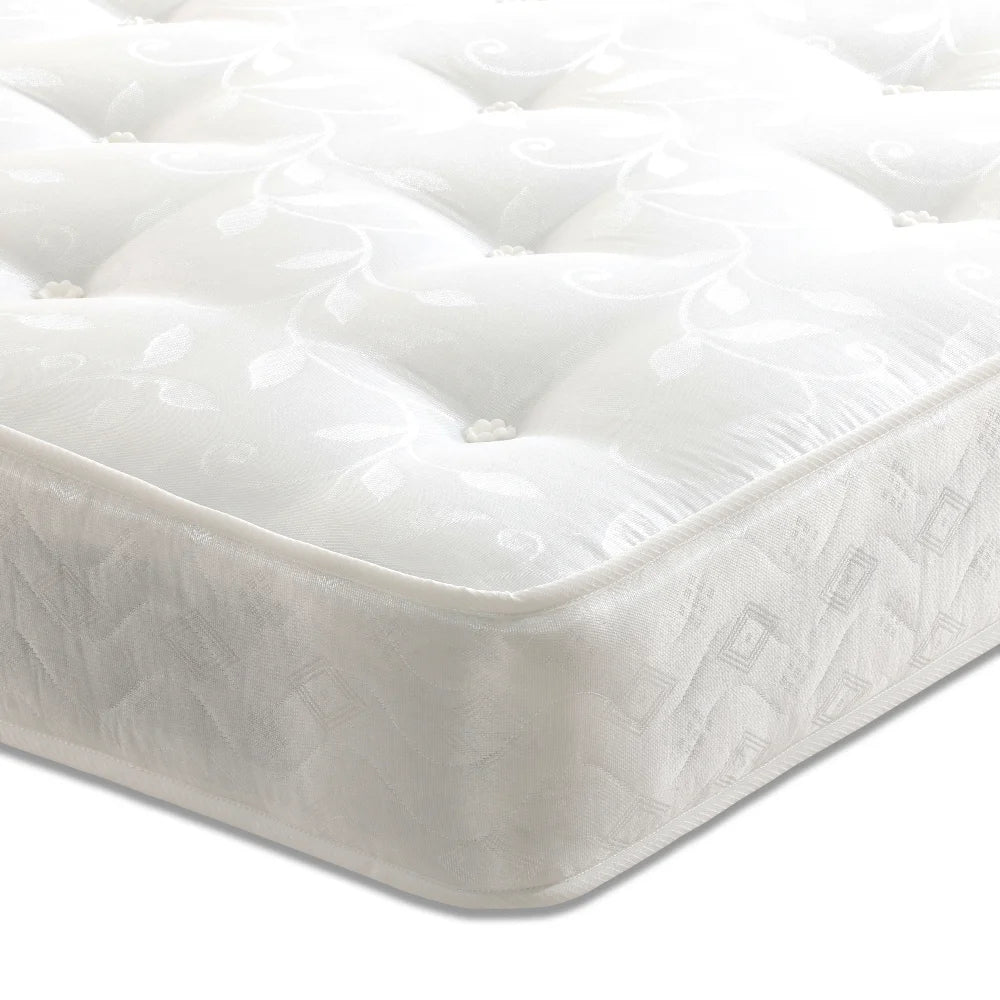 Royal Ortho Open Coil Spring Mattress - Medium Feel - Upholstered Bed Detail