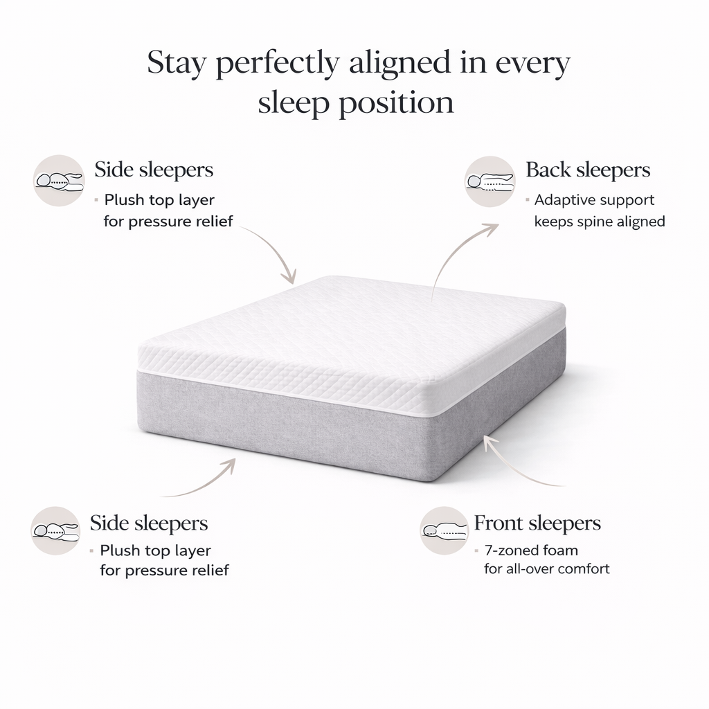 The Drift Pro - Memory Foam Mattress - Medium Firm - Bedroom Furniture