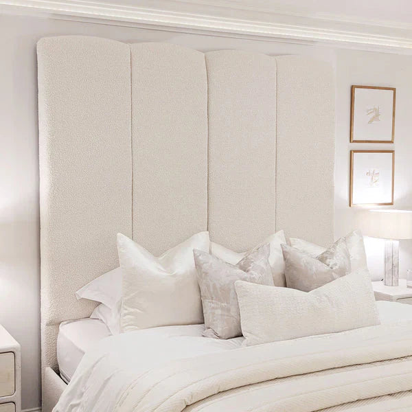 Elegant Echelon Boucle Luxury Panelled Bed