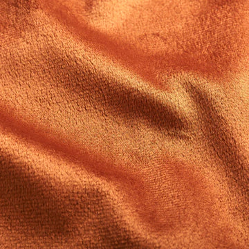 Plush Velvet Burnt Orange